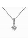 Hollow Circle Moissanite Diamond Necklace