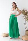 Timeless Favorite Chiffon Maxi Skirt in Green