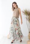 Bring the Blossom Floral Maxi Skirt