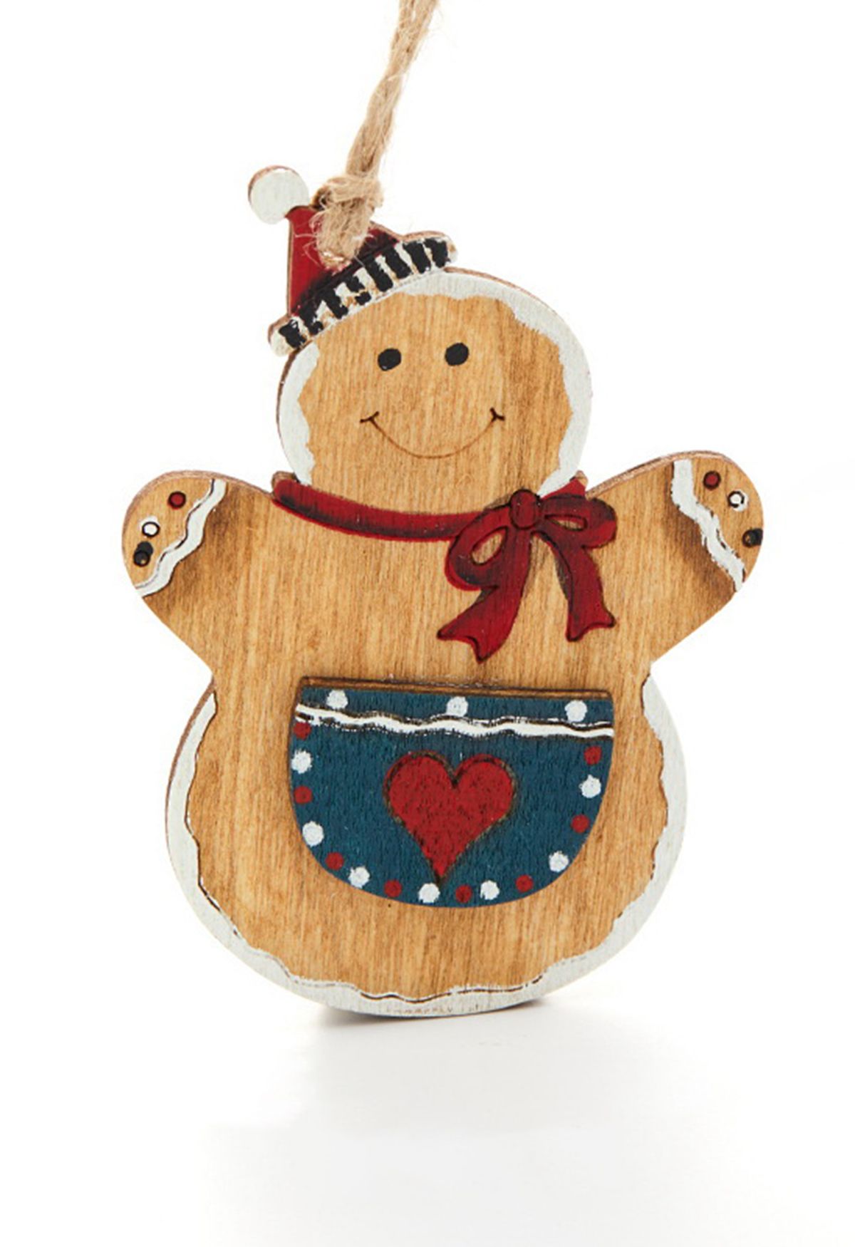 Happy Gingerbread Friends Christmas Ornament