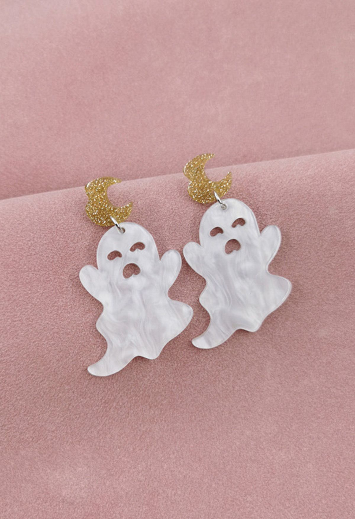 Cartoon Haunting Ghost Earrings