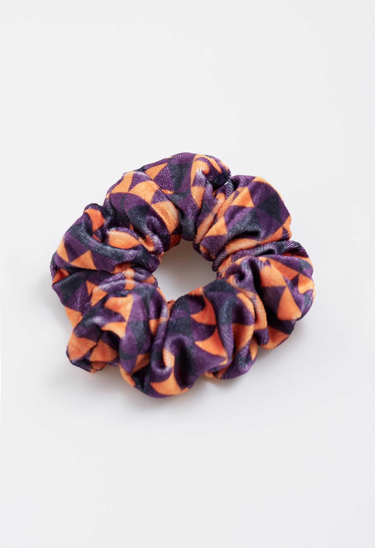 Playful Halloween Vibe Purple Scrunchies Set