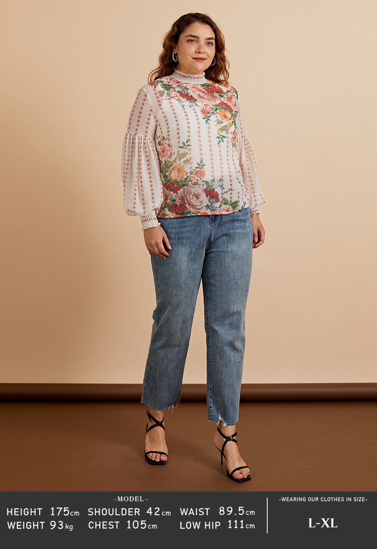 Fancy in Gardens Floral Chiffon Top