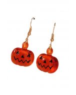 Halloween Pumpkin Resin Drop Earrings